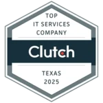 7tech's Top IT Services Company Stamp By Clutch 2025.