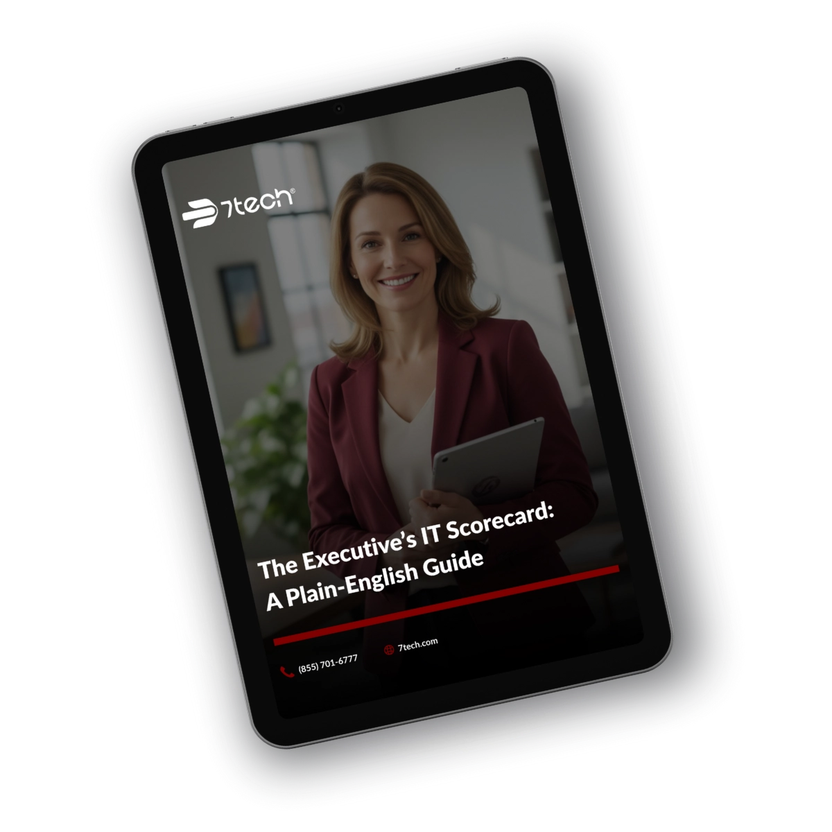 The Executive's IT Scorecard by 7tech free download on tablet.