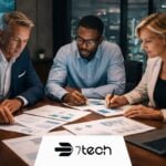 IT Budget Planning for Growing Businesses Business team during IT budget planning meeting.