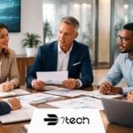 Managed IT Services Pricing for Growing Companies Managed IT Services Pricing discussion with business leaders reviewing IT budget and support options in a modern conference room.