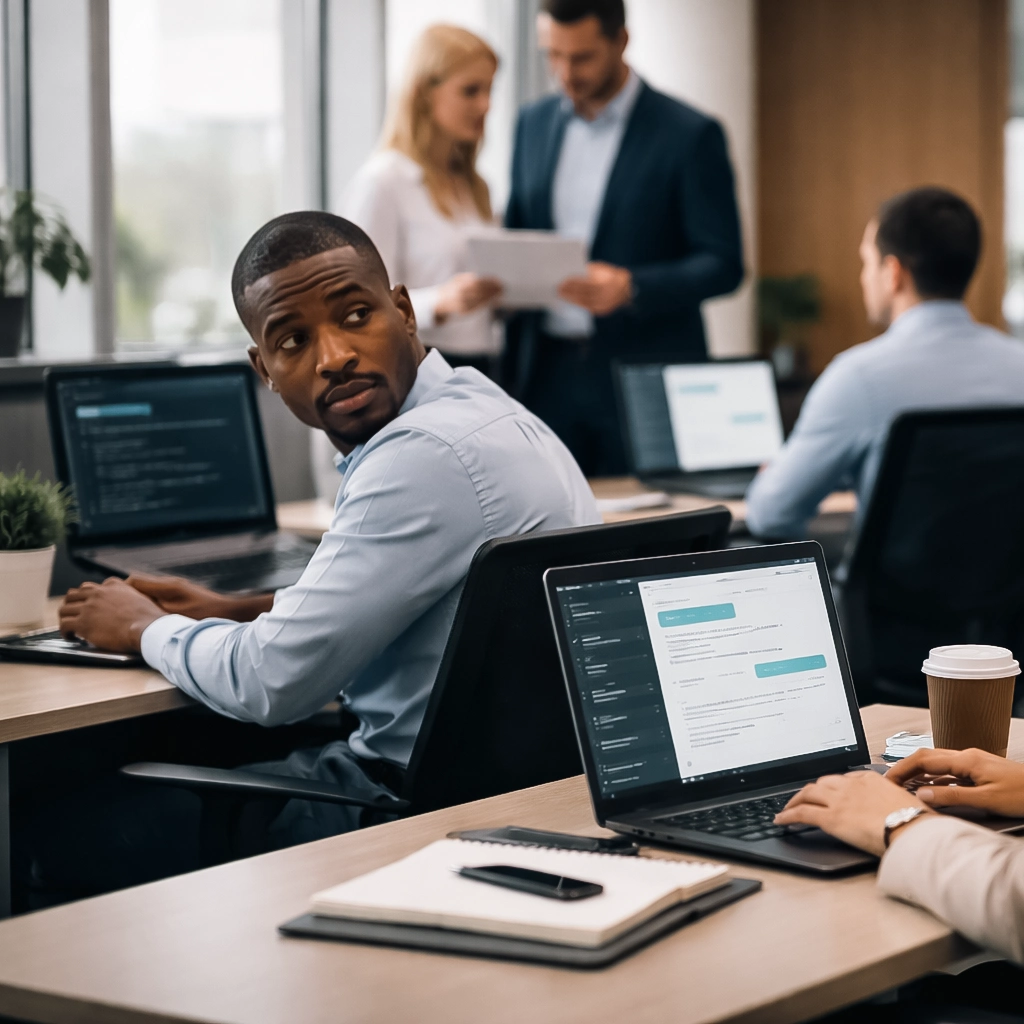 Employees using shadow AI.