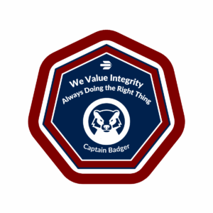 Captain Badge Honey Badge.