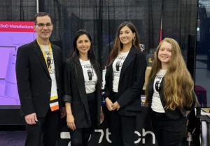 Sales-Team-at-SAMA-Tradeshow copy 7tech's sales team at the San Antonio Manufacturers Association Trade Show, May 2025.
