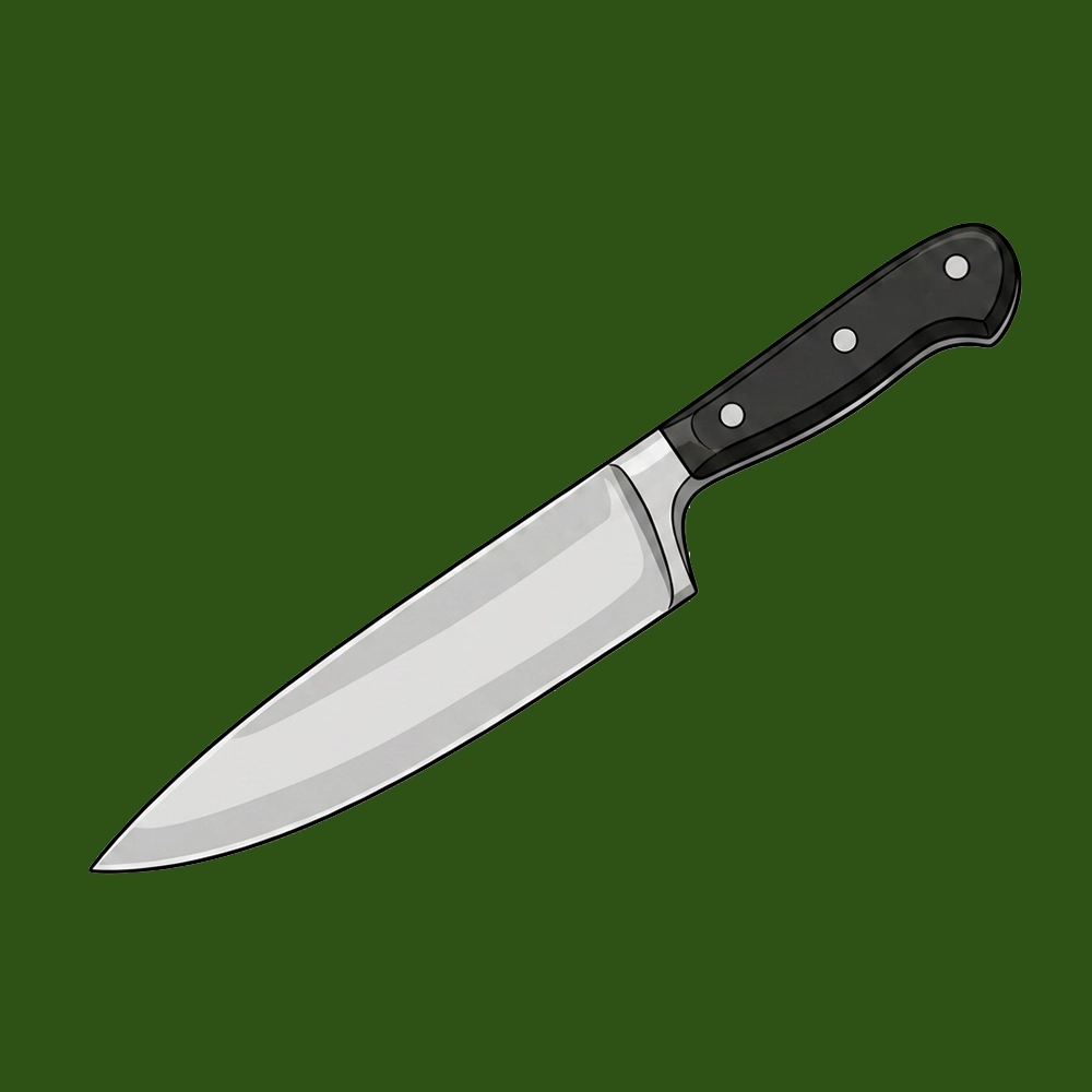 illustration of a chef knife.