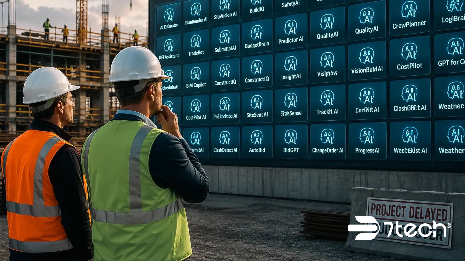 Construction company choosing AI tools for their business