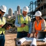 What Managed IT Should Do for San Antonio Contractors Construction leaders using managed IT for San Antonio contractors at an active jobsite.