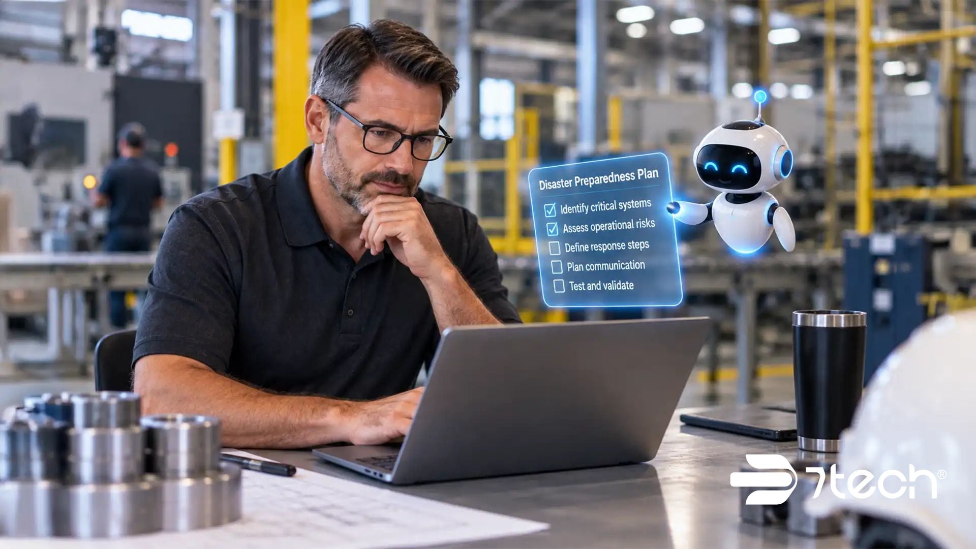 Manufacturing leader using AI for disaster preparedness planning