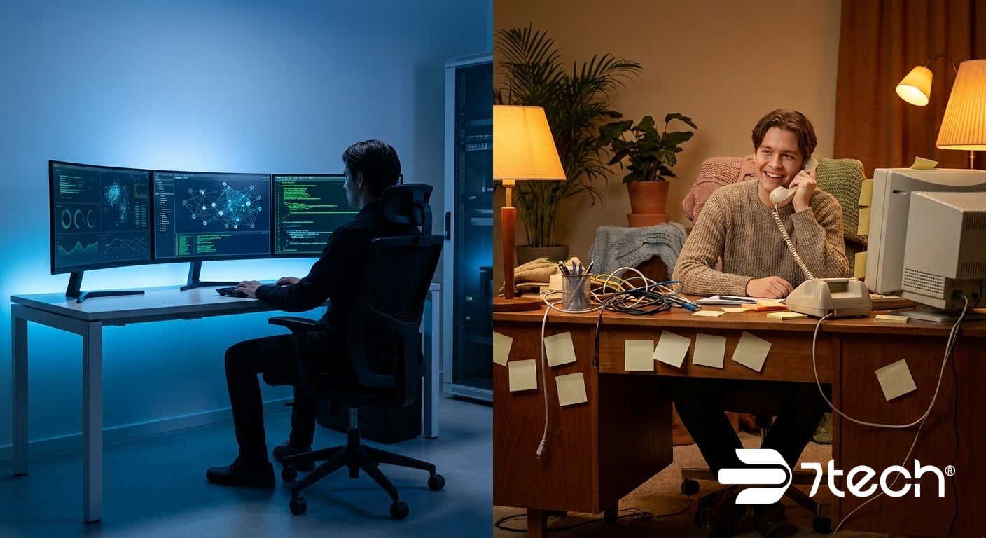 Helpdesk Vs IT Support from 7tech
