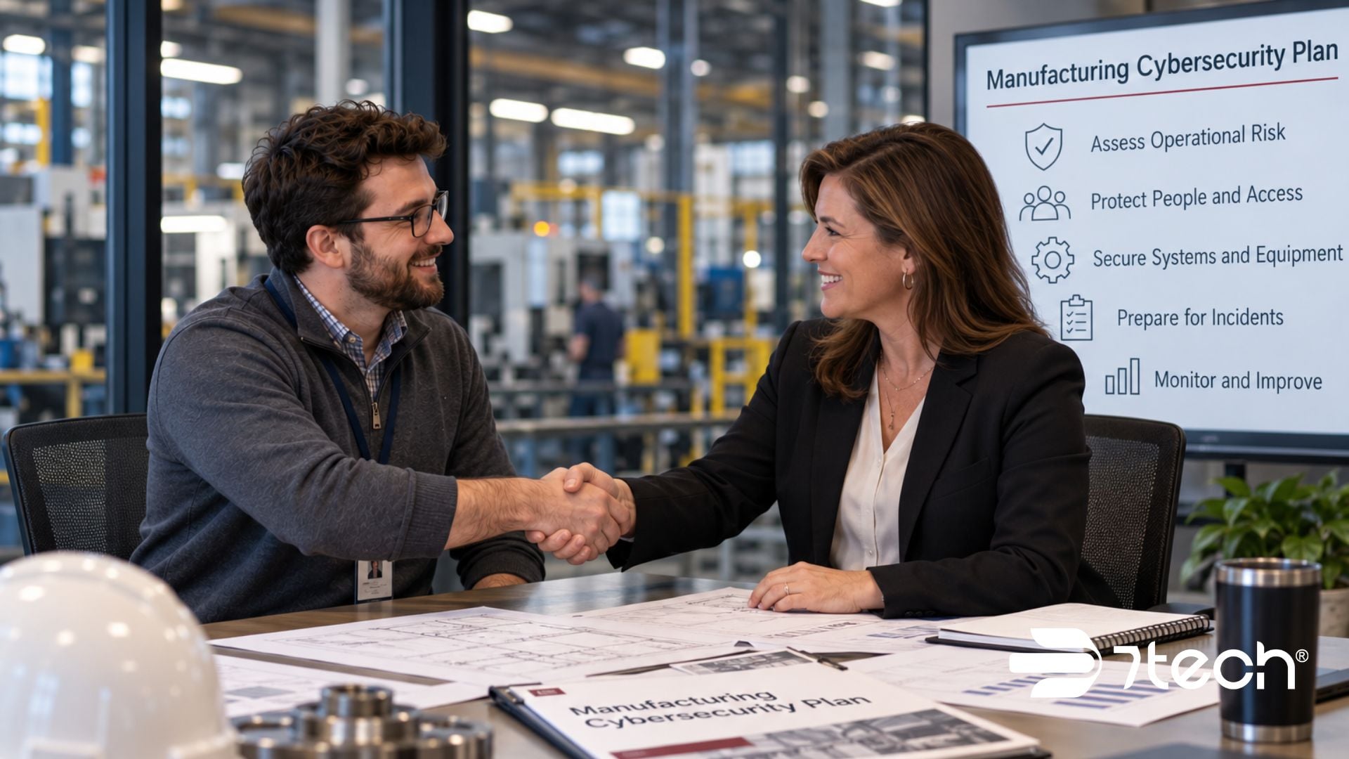 Manufacturing cybersecurity responsibility planning